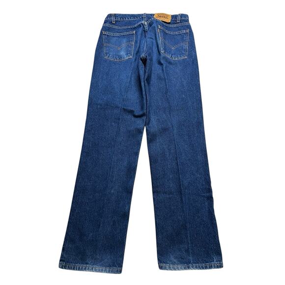 Vintage Levi’s 505 Regular Fit Straight Leg Jeans Blue Denim 34x30 Actual 32x31 - Picture 6 of 13